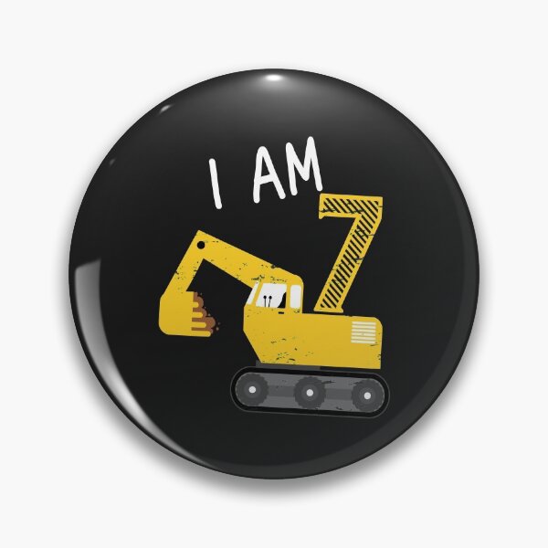 Artikelvorschau, Geschenk für Jungen Construction Party Bagger 7. Geburtstag entworfen und verkauft von Anumber1.