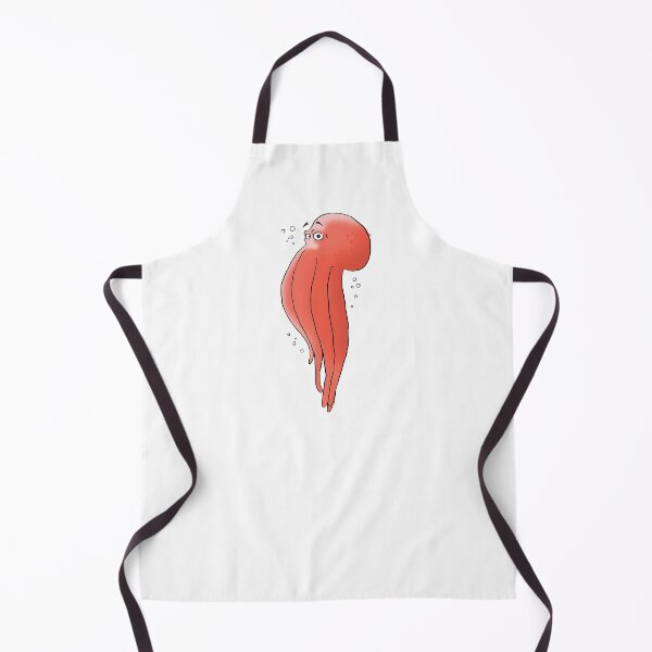 Item preview, Swimming Red Octopus with Bubbles designed and sold by MadoMade.