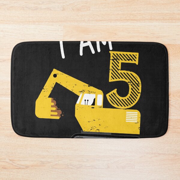 Item preview, Gift for Boys Construction Party Excavator 5th Birthday designed and sold by Anumber1.