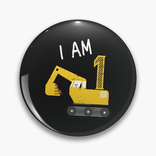 Artikelvorschau, Geschenk für Jungen Construction Party Bagger 1. Geburtstag entworfen und verkauft von Anumber1.