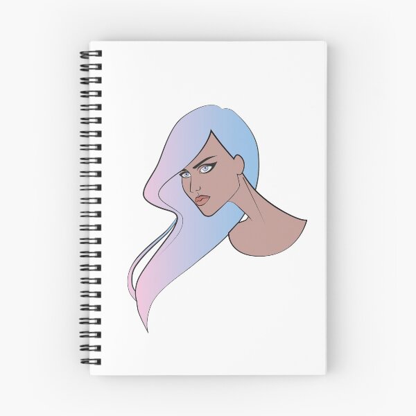 Item preview, Long Haired Girl Coloured designed and sold by DariaF.