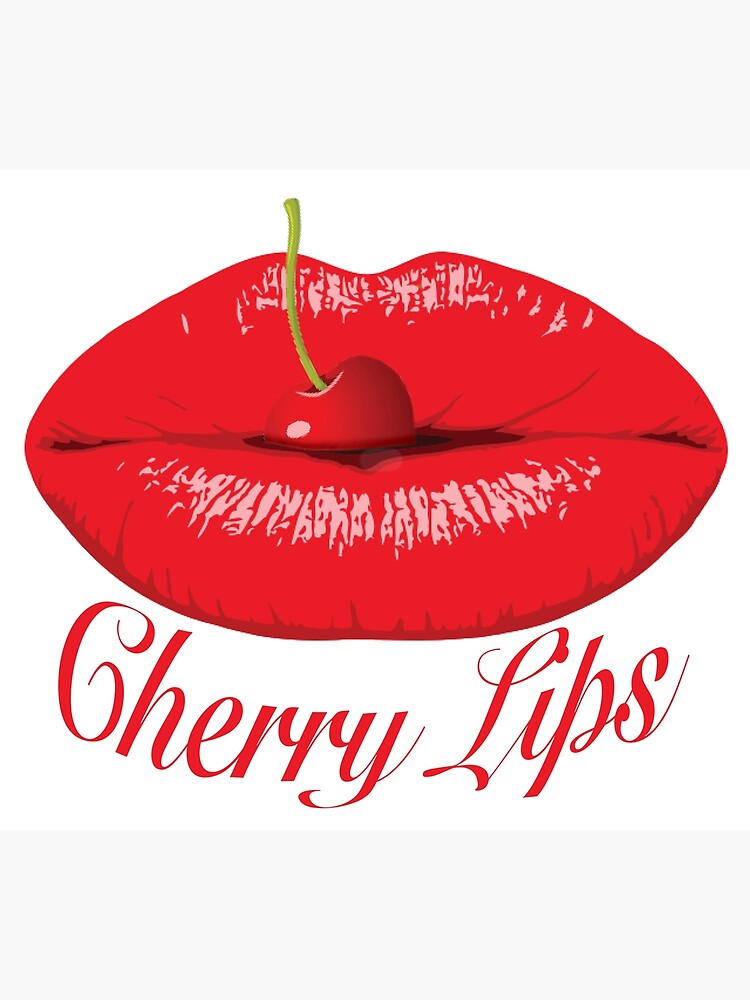 "Cherry lips" Poster by Molly1000 Redbubble