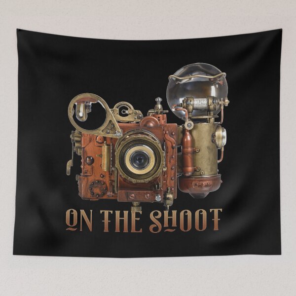Item preview, Vintage Retro Flashbulb Steampunk Camera Photography Lovers designed and sold by Dibble Dabble Designs.