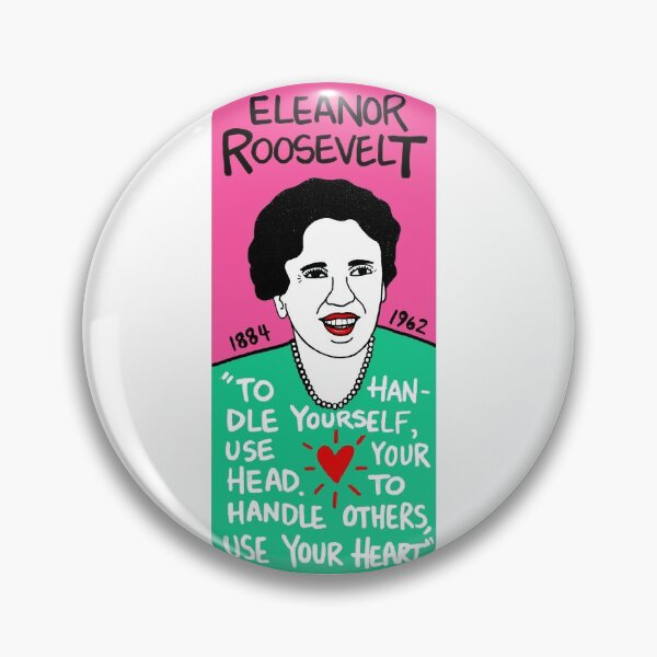 Item preview, Eleanor Roosevelt Pop Folk Art  designed and sold by krusefolkart.