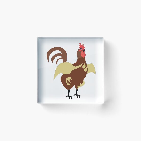 Item preview, Yellow and Red Rooster Crowing designed and sold by grounds.