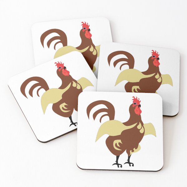 Item preview, Yellow and Red Rooster Crowing designed and sold by grounds.