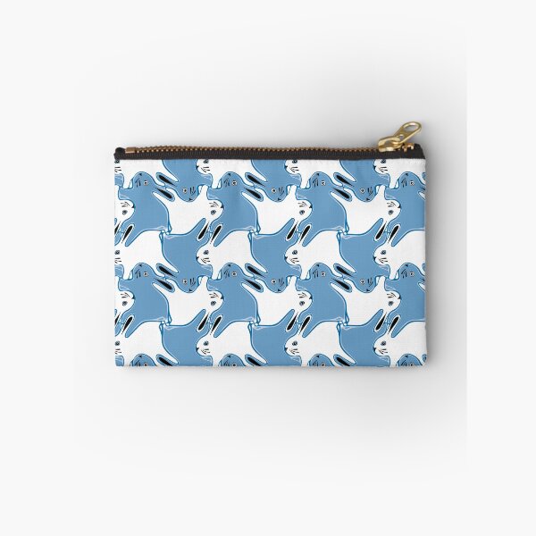 Item preview, Bunny Rabbit Tessellation in Blue designed and sold by martaharvey.