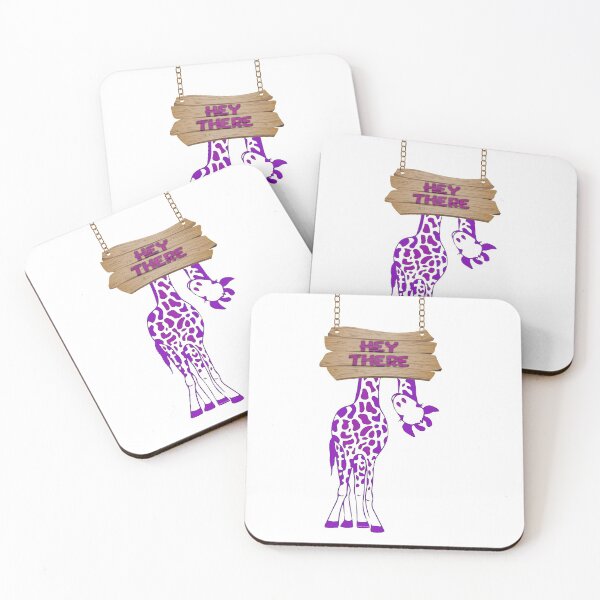 Item preview, Hey There Silly Purple Giraffe designed and sold by IconicTee.