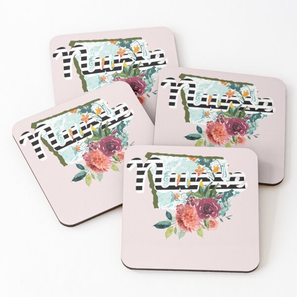 Item preview, Iowa Nurse Floral Watercolor designed and sold by AZGuzmans.