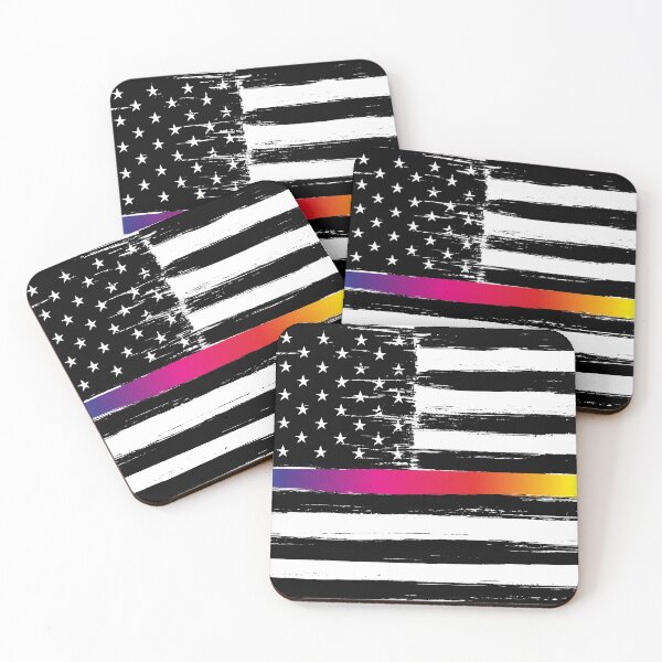 Item preview, Rainbow Line USA Flag designed and sold by mattpanta.
