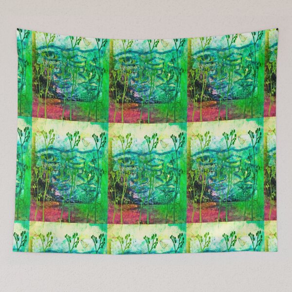 Item preview, Ancient faces Green designed and sold by Aquila Light Pictures.