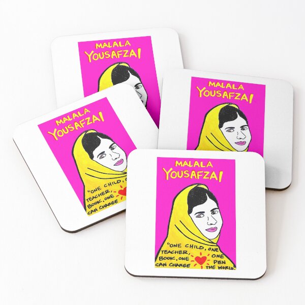 Item preview, Malala  Yousafzai Pop Folk Art designed and sold by krusefolkart.