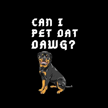 Artwork thumbnail, Funny Rottweiler Dog by OneTimeEngineer