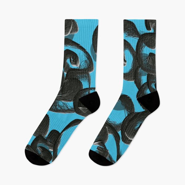 Item preview, Abstract blue black designed and sold by Abstractlara.