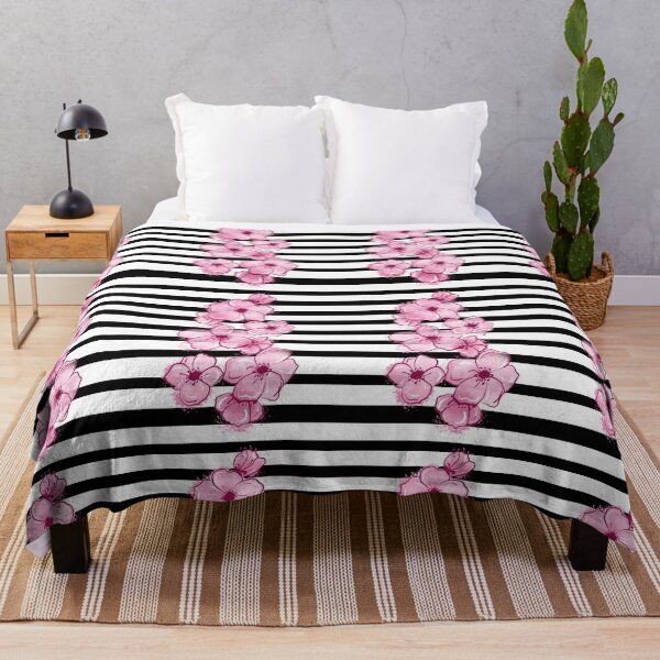 Item preview, Sakura With Black stripes designed and sold by missmann.