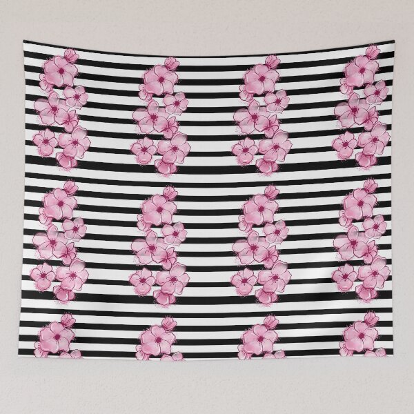Item preview, Sakura With Black stripes  designed and sold by missmann.
