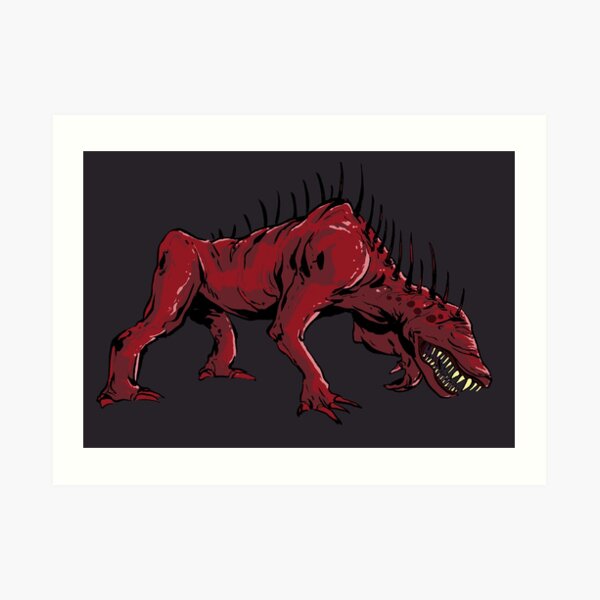 SCP-939 Art Print for Sale by opthedragon