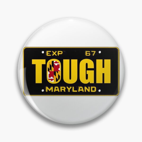 Item preview, Maryland Tough Against Covid19: Vintage 1967 License Plate  designed and sold by Mark Jesus-Allen.