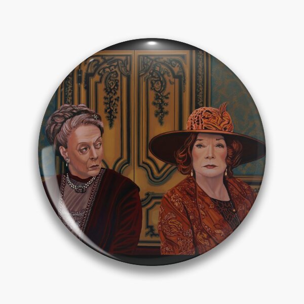 Artikelvorschau, Downton Abbey Painting 5 Maggie Smith und Shirley MacLaine entworfen und verkauft von PaulMeijering.