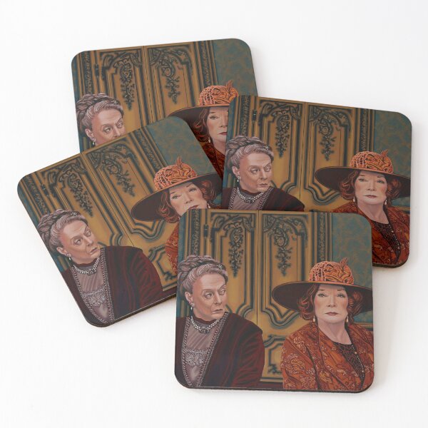 Artikelvorschau, Downton Abbey Painting 5 Maggie Smith und Shirley MacLaine entworfen und verkauft von PaulMeijering.