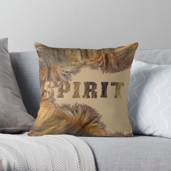 SPIRIT LION PRINT Throw Pillow