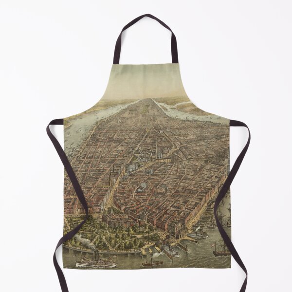 Item preview, Vintage New York City - Bird’s Eye View - 1874 designed and sold by warishellstore.