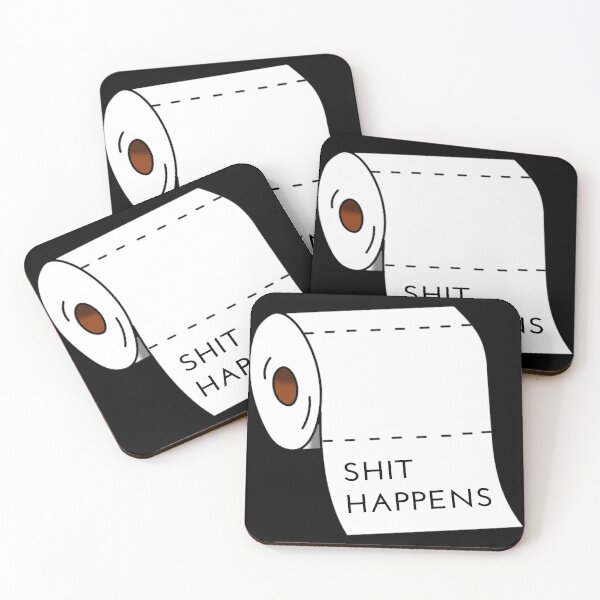 Item preview, SHIT HAPPENS designed and sold by CatByDesign.