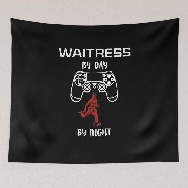 Item preview, Gamer By Night - Waitress designed and sold by ArtistThara.