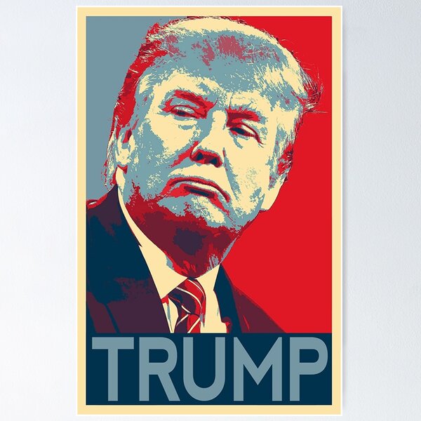 Vista previa del artículo con la obra «Trump Pop Art», diseñado y vendido por Bobby127.