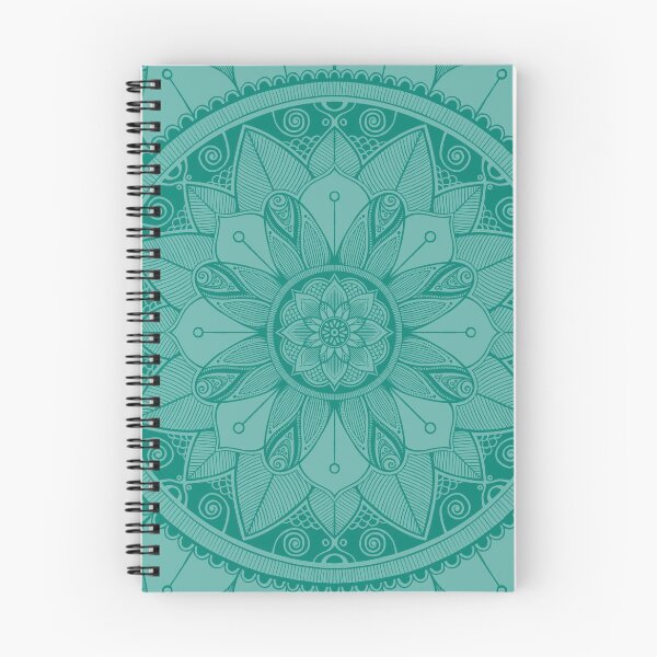 Item preview, Teal Mandala 4 designed and sold by ColorObsession.