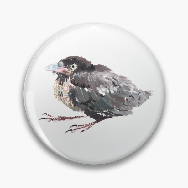 Item preview, Baby Tartan Crow Knows Spring is Coming designed and sold by Anneliese Fris.