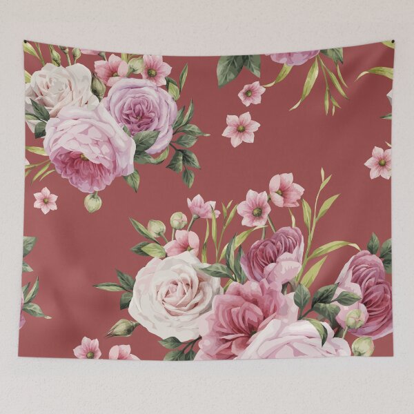 Item preview, Retro Pink Roses designed and sold by dplachkinova.