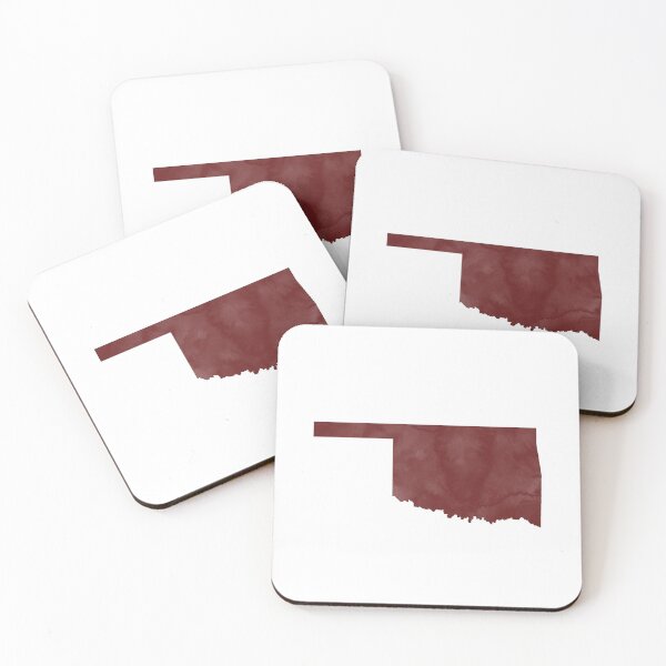 Item preview, Watercolor Oklahoma (Crimson) designed and sold by crystalcreative.