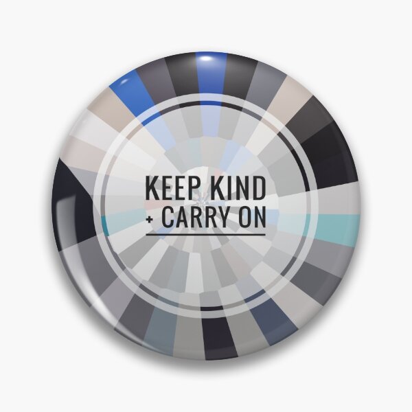 Item preview, Snazzy  Patterned Keep Kind and Carry On Coronavirus Slogan by Jenny Meehan  designed and sold by Jenny Meehan Art Prints and Patterns  .