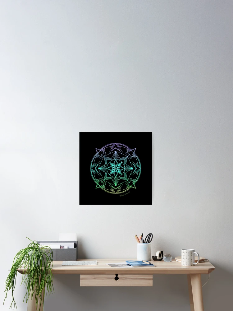 Thumbnail 2 of 3, Poster, Geometric Abstract Design designed and sold by MichaelHoweArts.