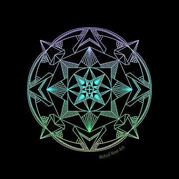 Artwork thumbnail, Geometric Abstract Design by MichaelHoweArts