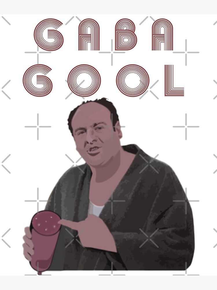 "Tony Soprano Gabagool It's What's For Dinner " Poster by Moutawib