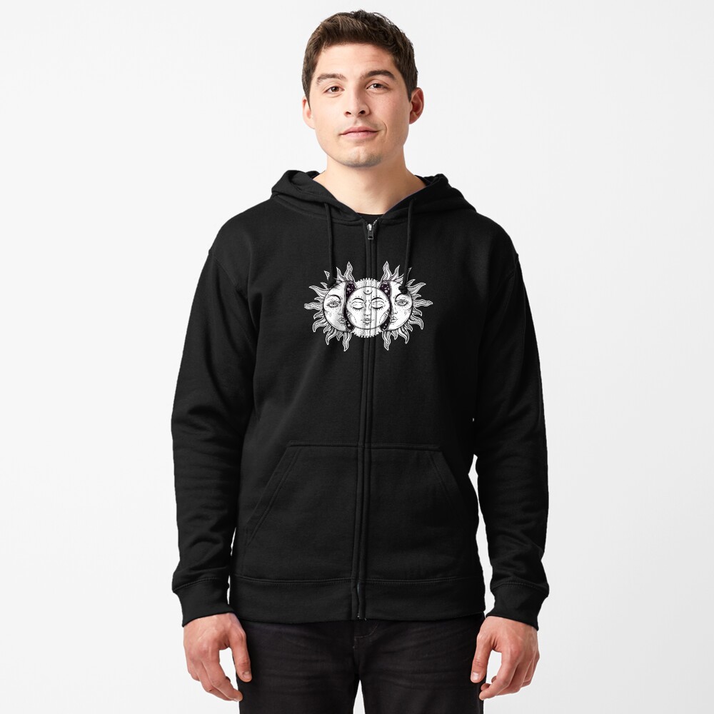 Vista previa del artículo con la obra «Sudadera con capucha y cremallera», diseñado y vendido por MagneticMama.