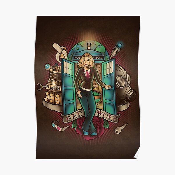I Am The Bad Wolf Poster