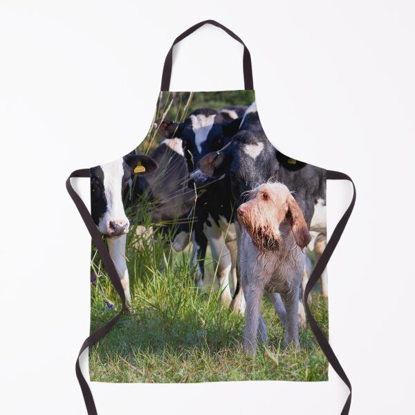 Item preview, Spinone Udder Investigation designed and sold by FOLK ART FUSION by heidiannemorris.