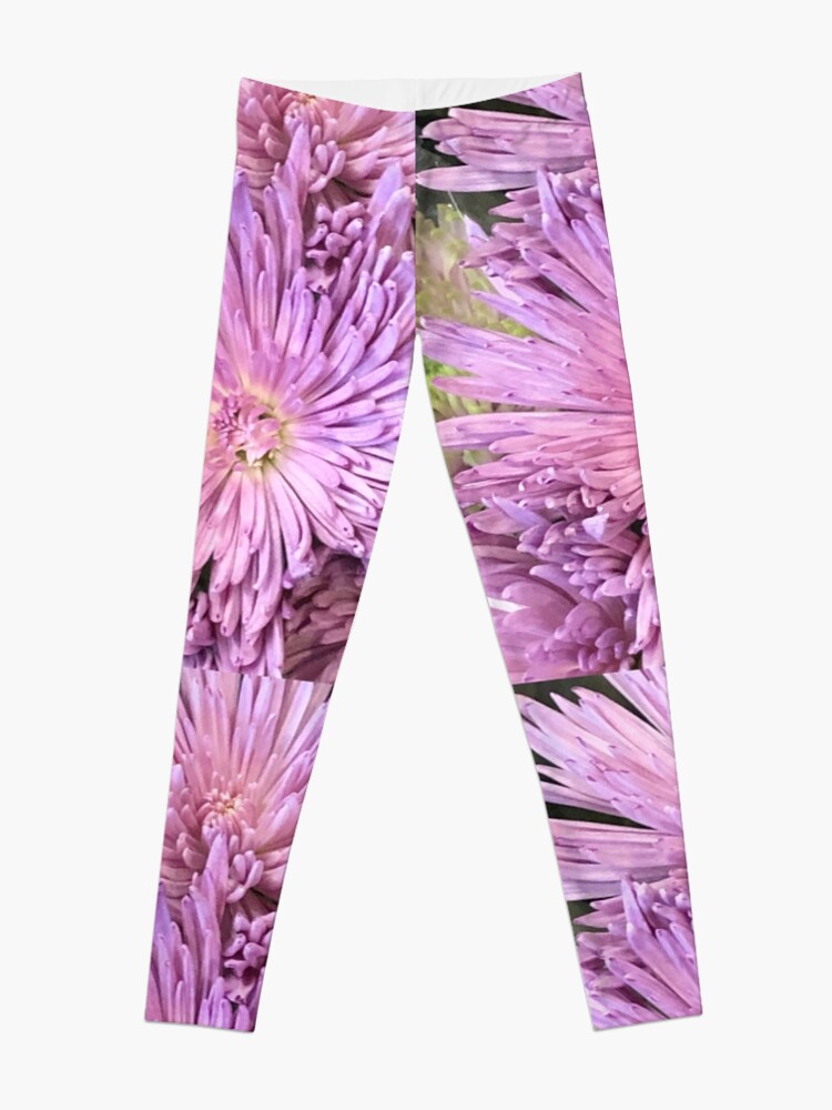 Alternate view of Purple flowers, Purple flowers Leggings
