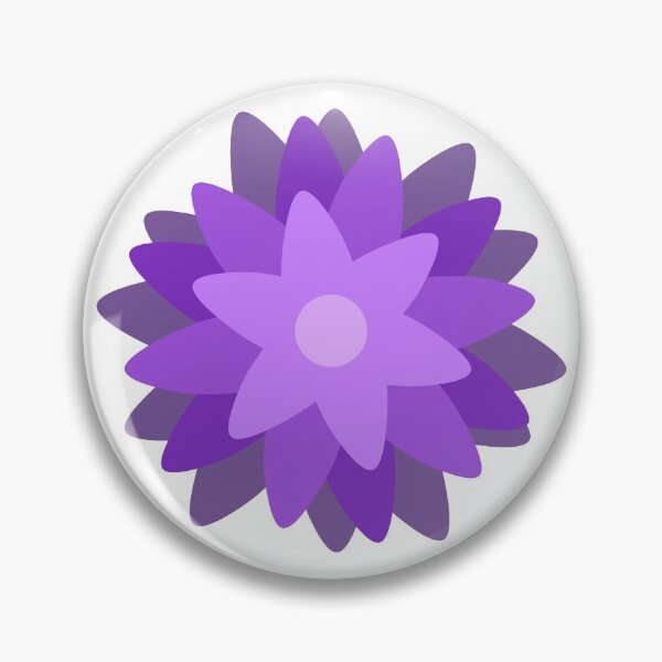 Artikelvorschau, Lila Blume entworfen und verkauft von cmakeitcount.