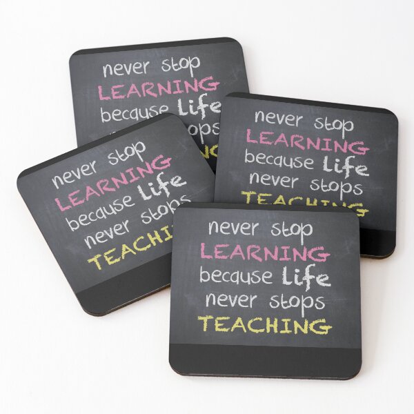 Item preview, never stop learning designed and sold by Legends Indumentaria.