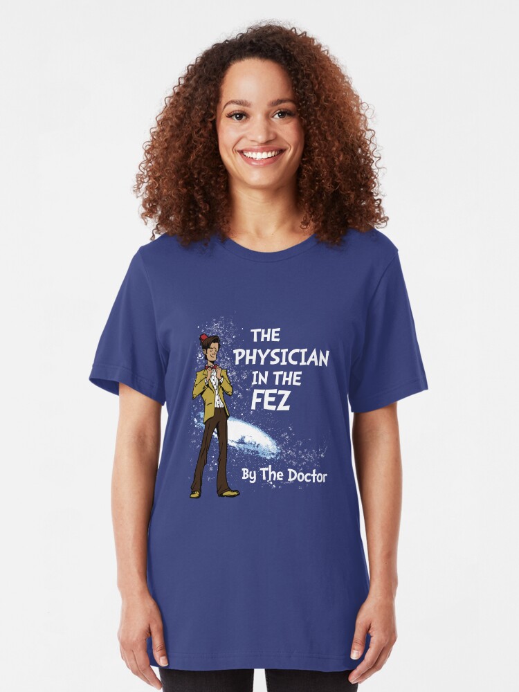 Alternate view of the Physician in the Fez Slim Fit T-Shirt