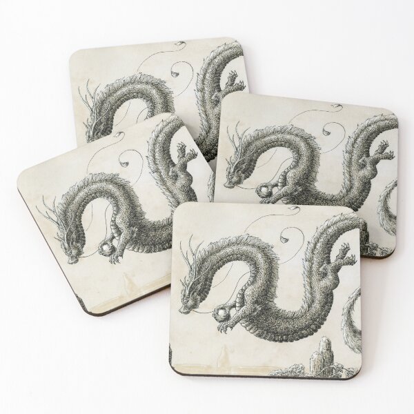 Item preview, Curious Dragon designed and sold by Rebecca Camfield.