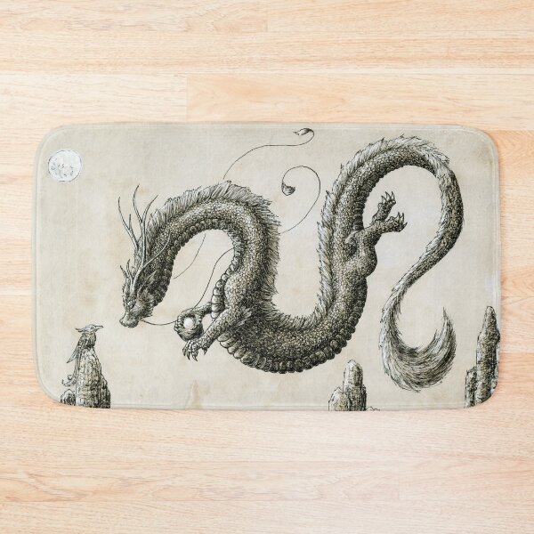 Item preview, Curious Dragon designed and sold by Rebecca Camfield.