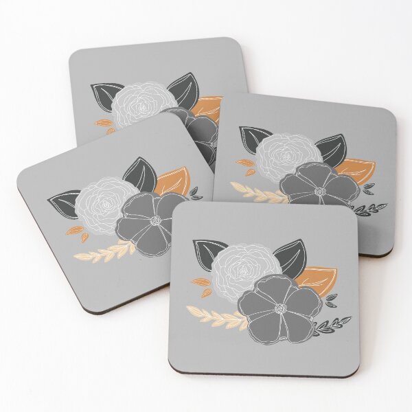 Item preview, Grey Floral Design designed and sold by Shoomoodle.