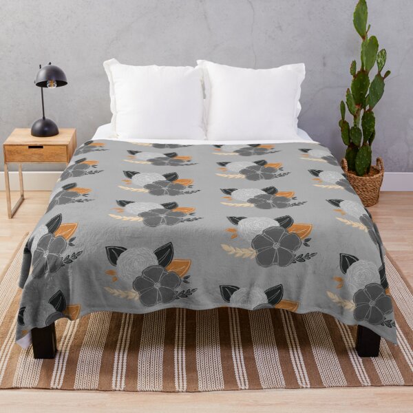 Item preview, Grey Floral Design designed and sold by Shoomoodle.