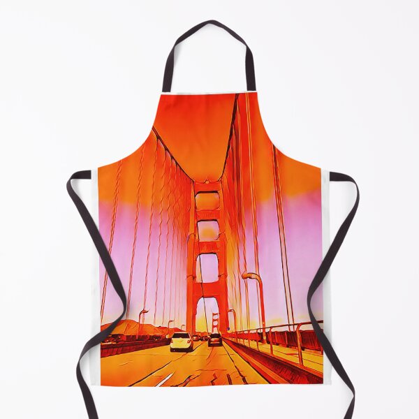 Item preview, San Francisco Golden Gate Bridge Abstract Art designed and sold by Elenia Design.