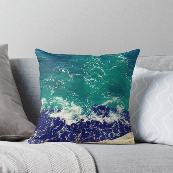 Item preview, bleu and grean wave  designed and sold by aloha project.